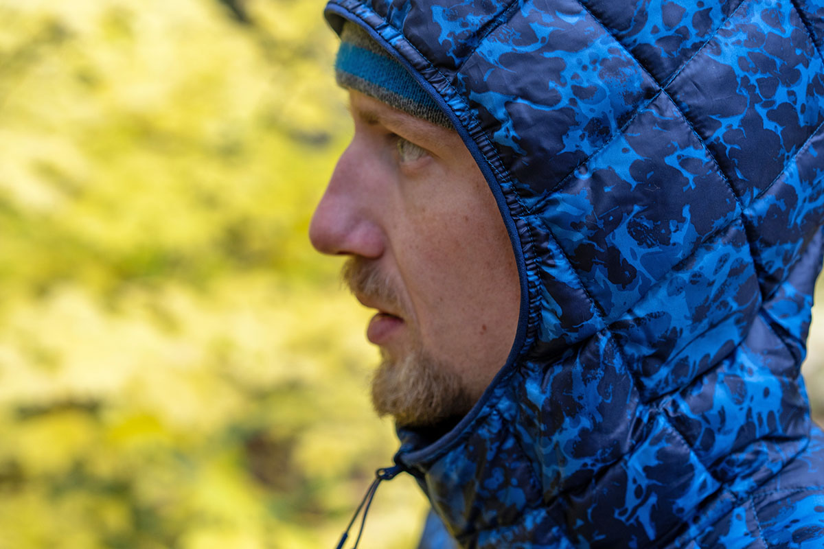 The North Face ThermoBall Eco Hoodie (closeup of hood)